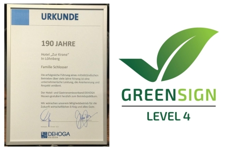 Krone Urkunde GreenSign