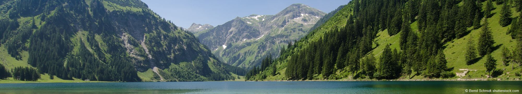 Berge mit See im Allgäu
