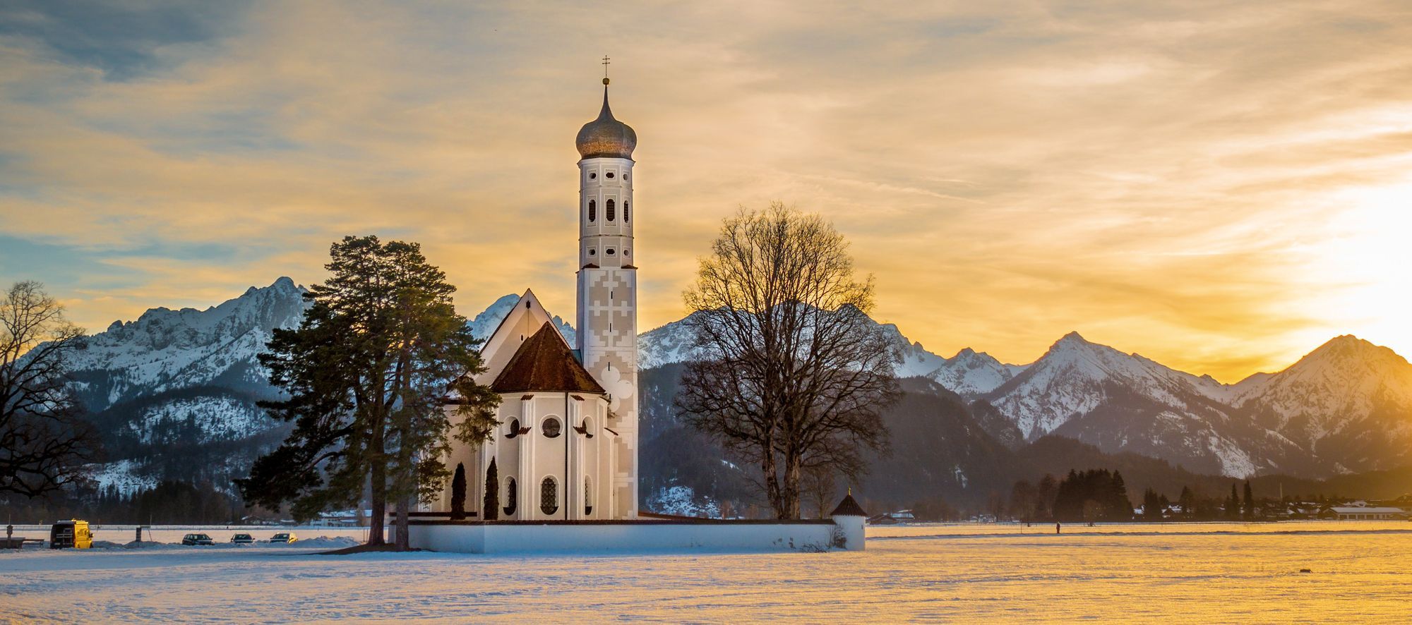 Sonnenuntergang Alpen im Allgäu