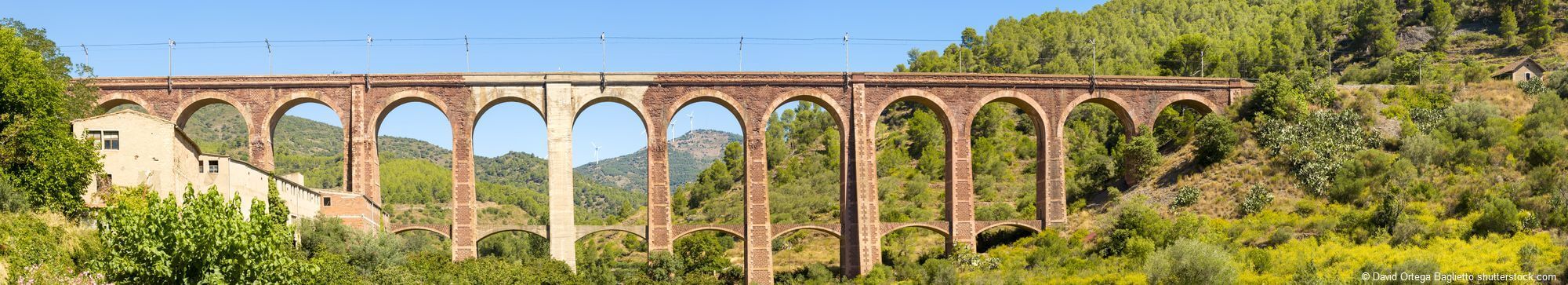 Historisches Viadukt im sächsischen Vogtland