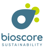Bioscore Sustainability Logo main logo vertical use